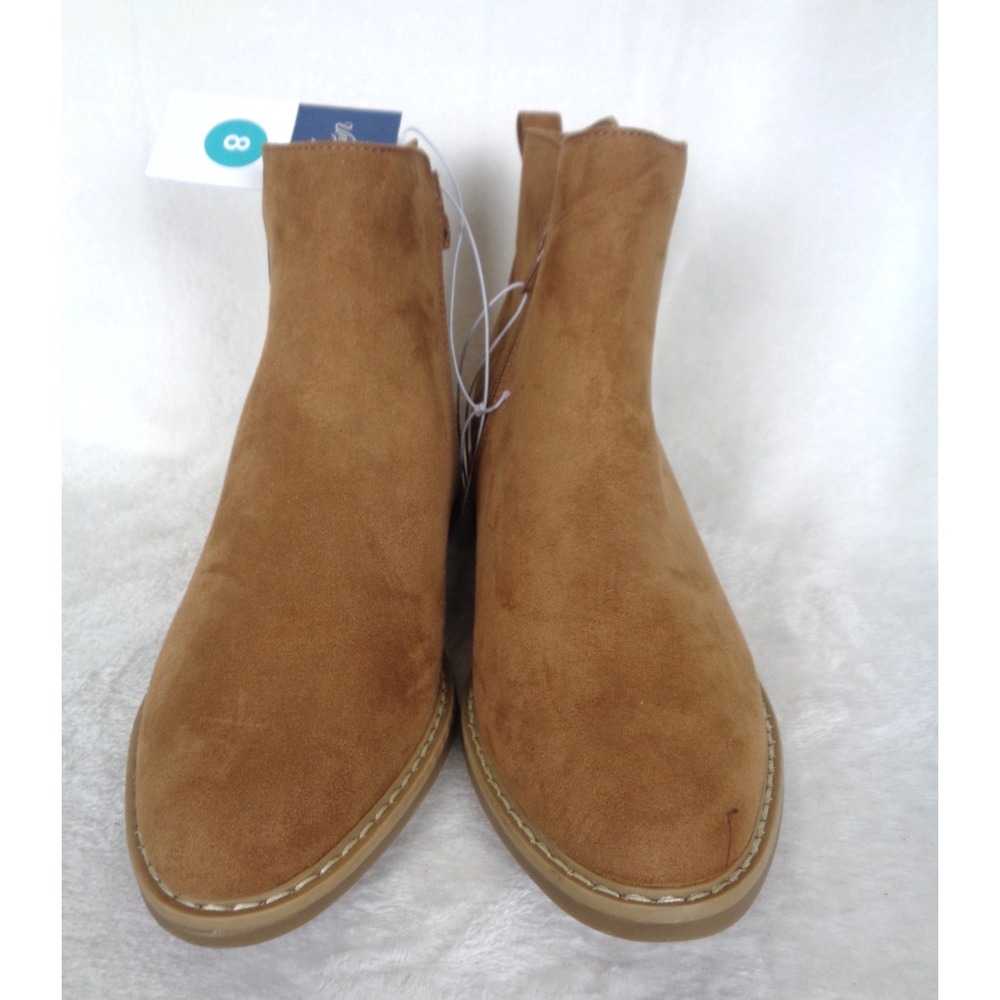 Universal Thread Womens Brown Ankle‎ Boots Size 8 Brenna Memory Foam Insole - Picture 2 of 8